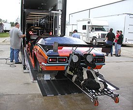 John and Pam Benoit's Top Sportsman Trailer