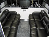 Jim Mowrey 2009 T&E 56' Tractor Pulling Semi Trailer - Interior View - Custom Lounge with Leather Sofa Units