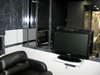 Jim Mowrey 2009 T&E 53' Tractor Pulling Semi Trailer - Interior View - Lounge - Custom Mirrored Wall w/LCD TV