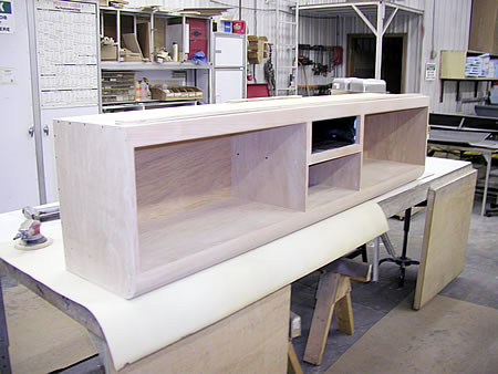 View of Custom Door and Cabinetry Shop